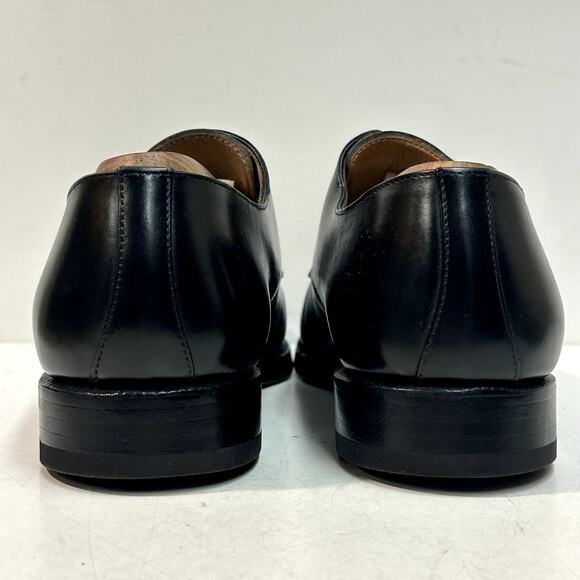 RESOLED Crockett & Jones x Brooks Brothers Derby Cap Toe Black Calf England 9.5 main image 7